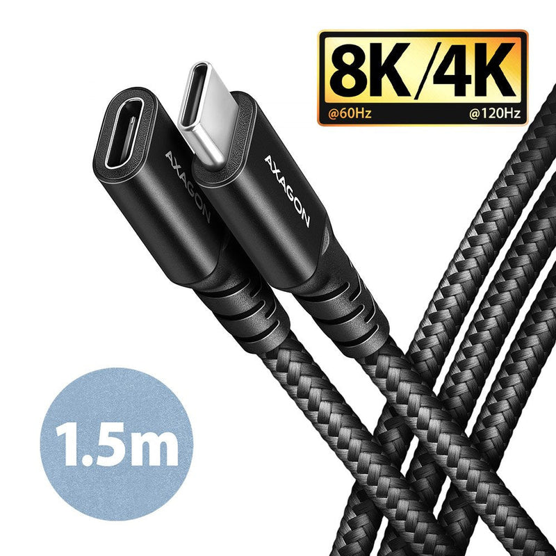 Axagon Cable BUCM32-CF15AB USB 3.2 Gen 2X2 1,5M USB C Black