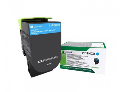 Lexmark Genuine Toner X417, High Yield, Cyan Lccp, Lrp, Lexmark CS417DN, CS517DE, CX417DE — image 1