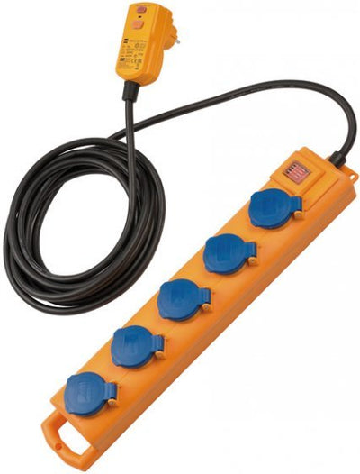 Brennenstuhl Distribuidor Plug Super-solid Sl 544 D Fi IP54 5VÍAS 5M — image 1