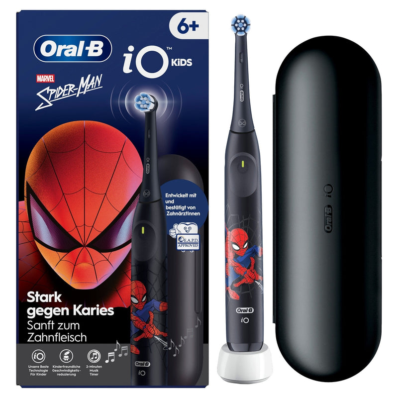 Oral-b Brush Teeth 932820 / Io Kids Spiderman 6 + With Etui Black