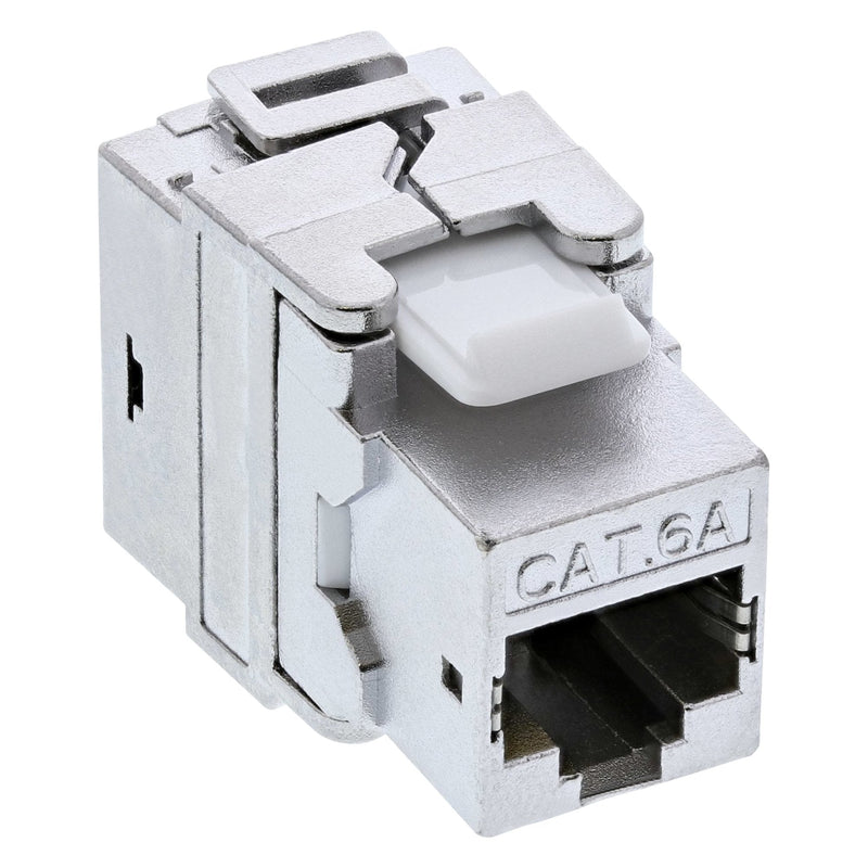 Inline Módulo Premium RJ45 Keystone Jack Snap-in CAT.6A, With Cover Antipolvo