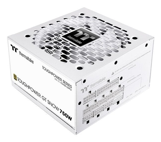 Thermaltake Toughpower Gt Snow 750W, Power Supply PC White 1X GPU High Power 12 Pines, 4X Pcie, Gestió