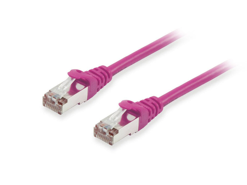Equip Network Cable CAT.6A S FTP 2x RJ45 30.00M Lila Lszh