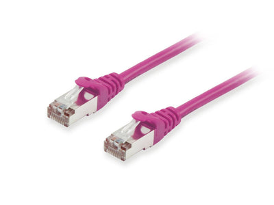Equip Network Cable CAT.6A S FTP 2x RJ45 10.00M Lila Lszh — image 1