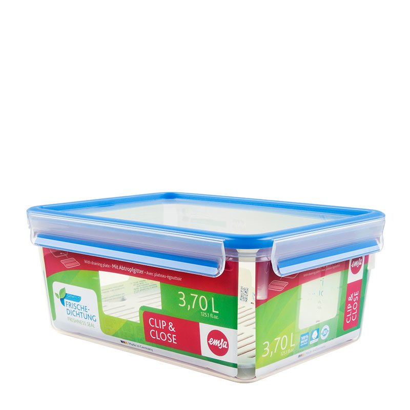 Emsa Container Almacenamiento Alimentos Clip & Close 3,7 Litros 512888