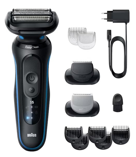 Braun Series 5 52-B1650S Shaver Máquina Afeitar Láminas Trimmer Blue