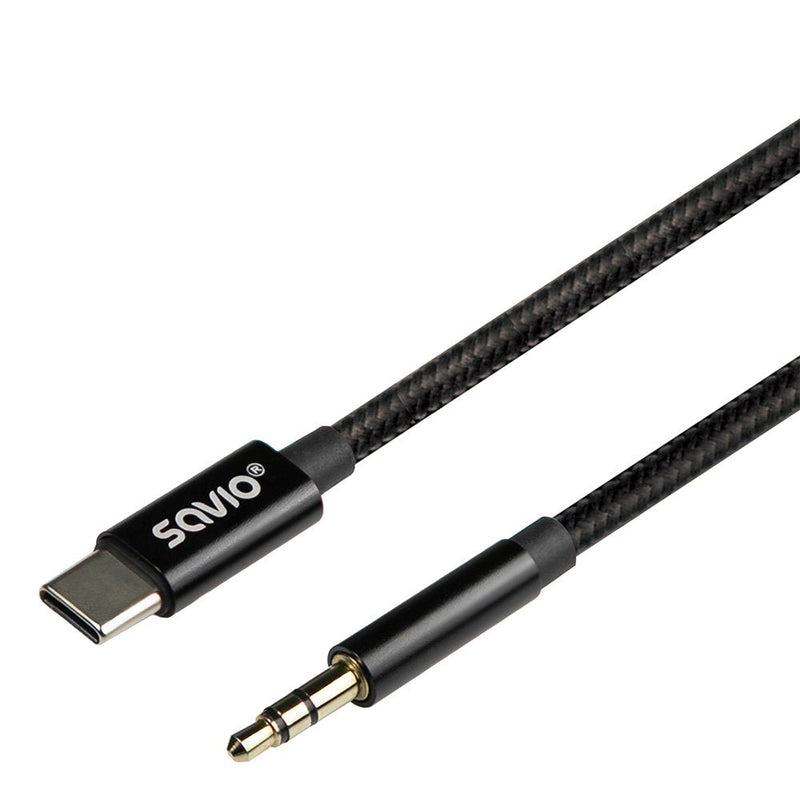 Cable USB-C Do Mini-jack CL-188 2M