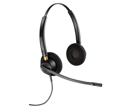 Poly Encorepro HW520D Encorepro 500 Series Headphone Oreja Cableado Quick Disconnect Black Certificado Skype E — image 1
