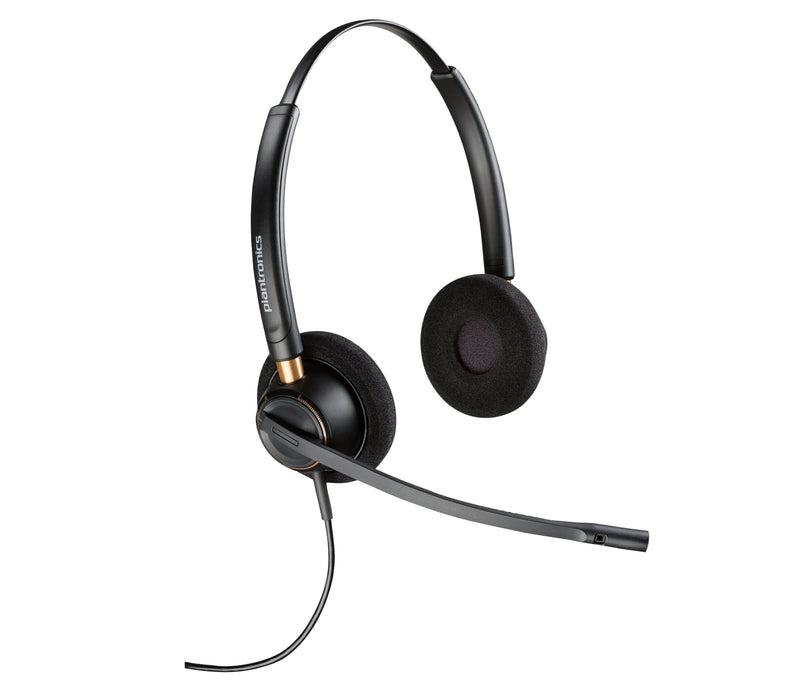 Poly Encorepro HW520D Encorepro 500 Series Headphone Oreja Cableado Quick Disconnect Black Certificado Skype E