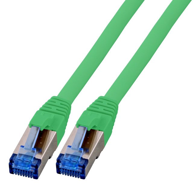 Efb RJ45 Network Cable S FTP CAT.6A CAT.7 Tpe Superflex 7.50M Green