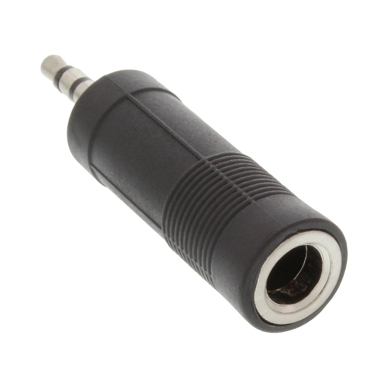 Inline Adapter Audio 3,5MM Male a 6,3MM Stereo Female