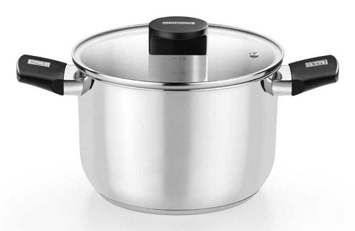 Pot Elite Inox M240222 22CM 5L Steel Inoxidable Apta Inducción — image 1