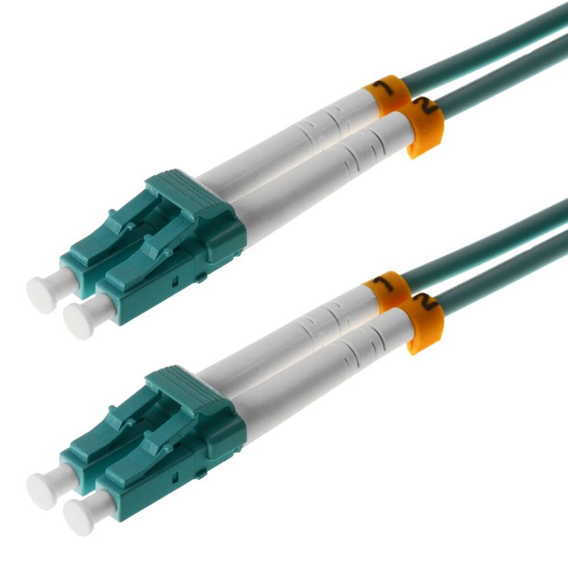 Helos Lwl Network Cable Lc/Lc Duplex 50/125?M OM3 Aqua 3,0M