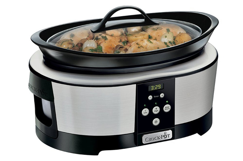 Crock-pot Pot Cocción Lenta SCCPBPP605-050, 5,7 L (cromada)