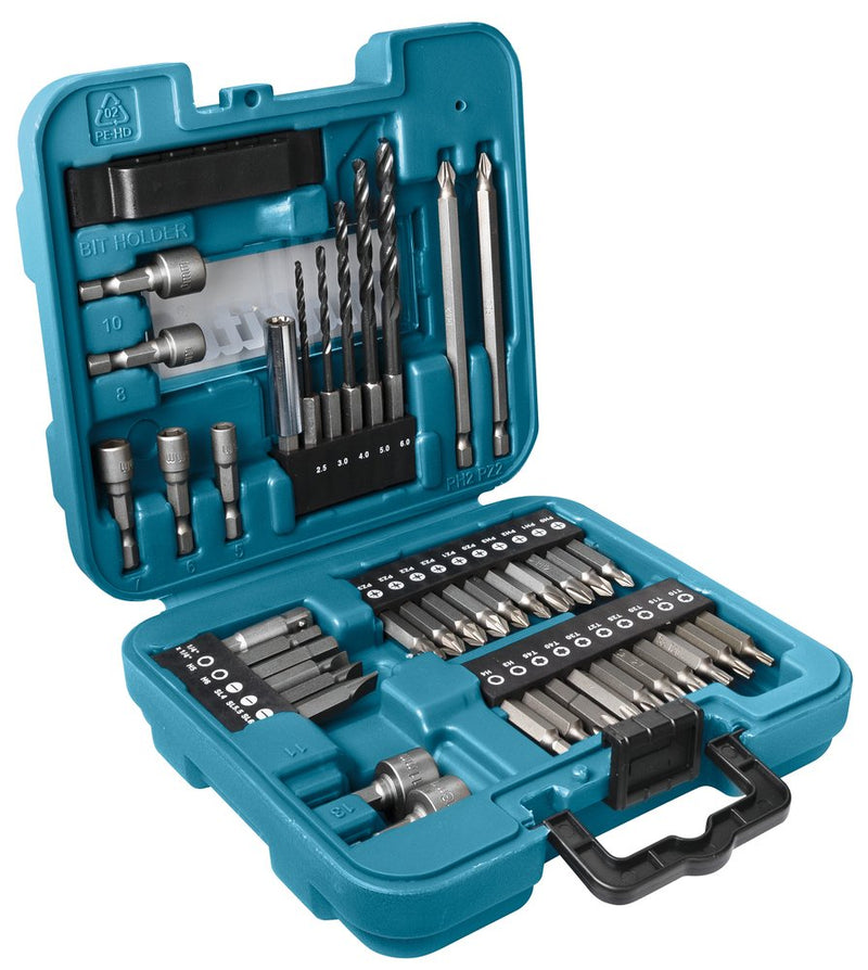 Makita Set Of Drill Bits And Drill Bits D-58877, 42 Pieces D-58877
