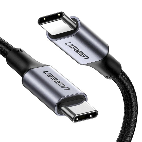 UGREEN 70427 USB Cable 1M USB 2.0 USB C Black Silver