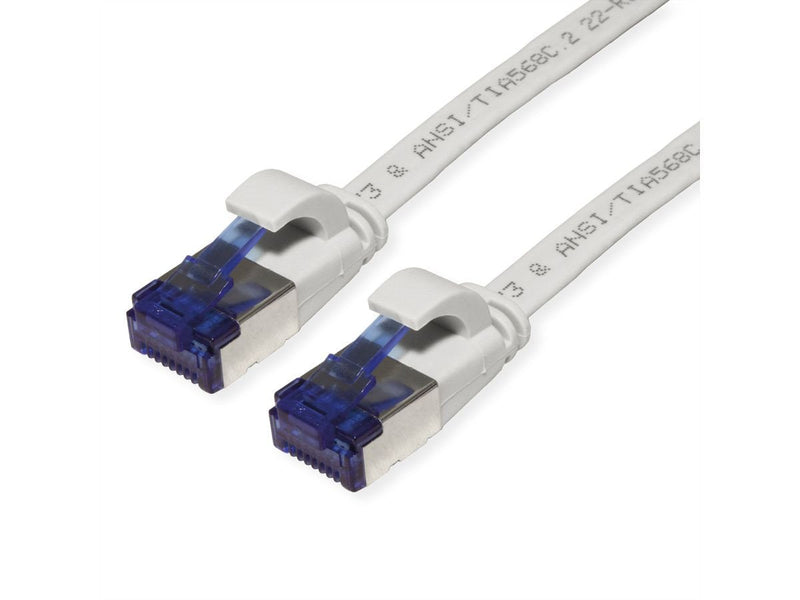Value Network Cable CAT.6A (class Ea) FTP, Extra-flach, Grey 5M