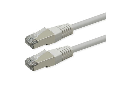 Roline Kab Network Cable CAT.6 Class And PoE S FTP Pimf White 1M — image 1