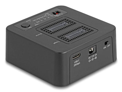 Delock 64300 USB 20Gbps M.2 Docking 2 X M.2 NVMe PCIE SSD With Función Clonación And Borrado — image 1