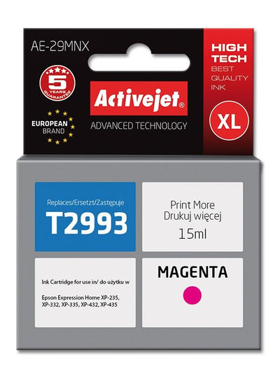 Activejet Ink AE-29MNX (reemplazo Epson 29XL T2993 - Supreme - 15ML - Magenta — image 1