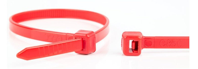 Wkk Sujeción Cables Kunmmoff ROJO370X4,8MM 100M.
