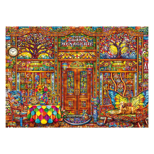 Schmidt Spiele Michael Fishel: Zoológico Glass Rompecabezas 1000 Pieces 58614 — image 1