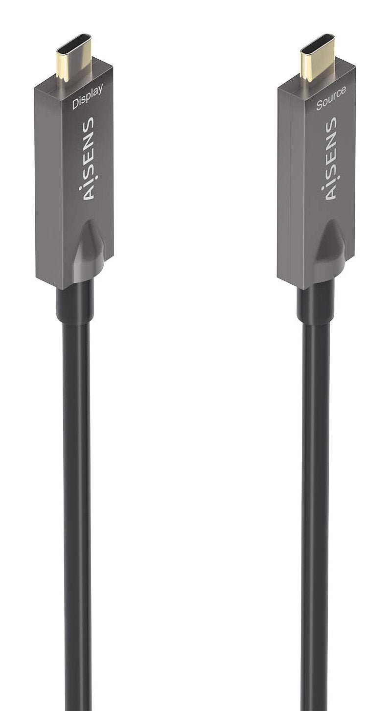 Aisens Cable USB 3.1 GEN2 10Gbps Aoc 4K 3A 60W E-mark USB-C M/M 7.5M