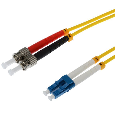 Helos Lwl Network Cable Lc/St Duplex 9/125?M OS2 Yellow 10,0M — image 1
