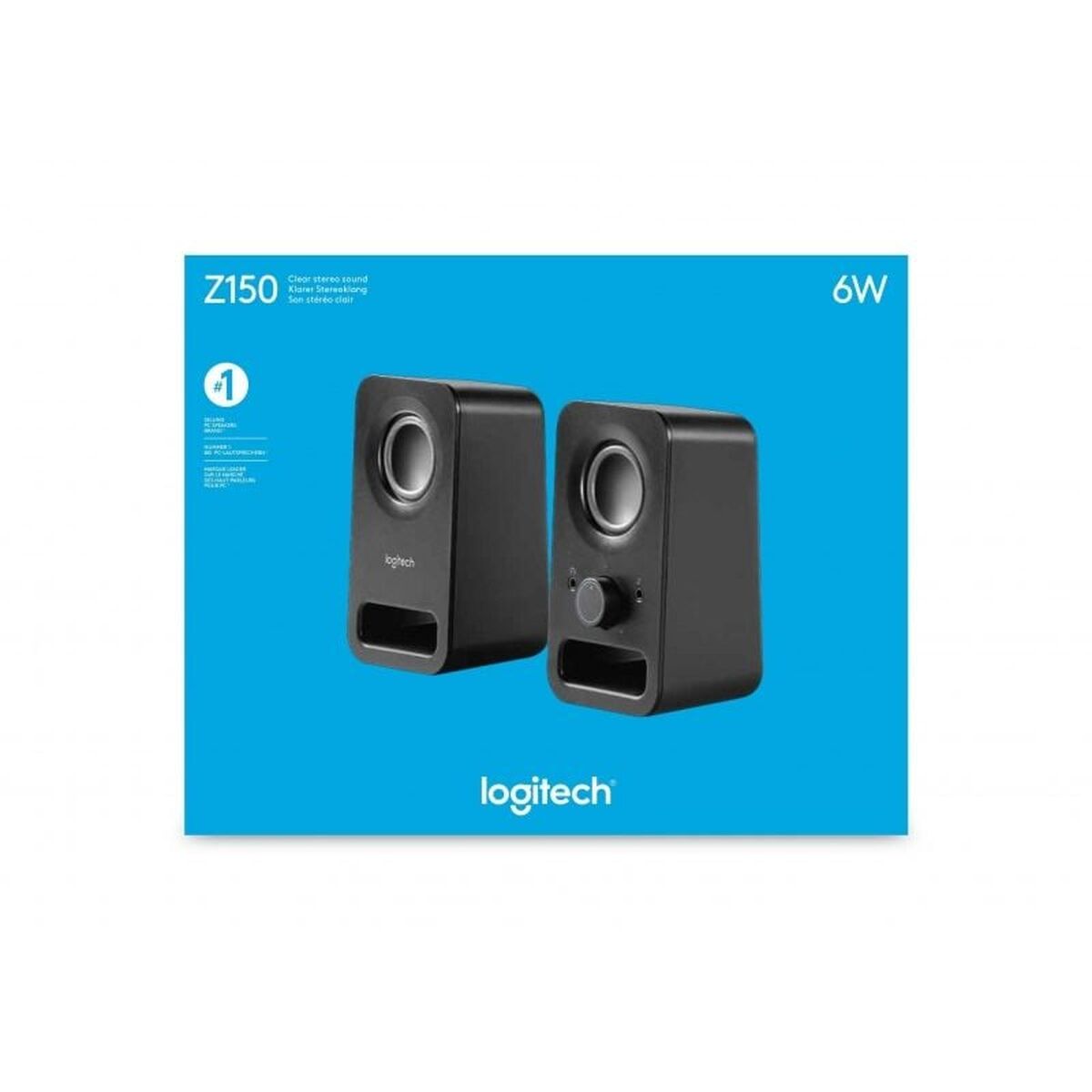 Logitech Pc Speakers Logitech Z150 Black 3 W 6 W