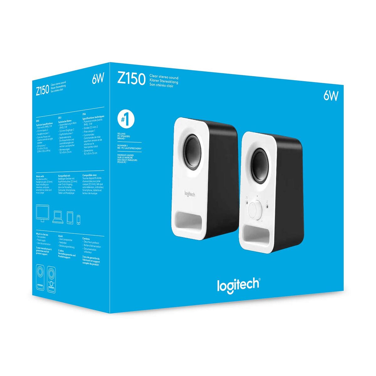 Logitech Speakers Logitech Z150 White 3 W 6 W
