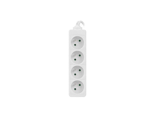 Lanberg PS0-04E-0150-W Base Múltiple 1,5M 4 Salidas AC Indoor White — image 1