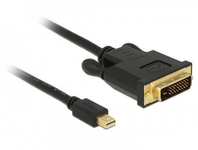 Delock Cable Mini DisplayPort 1.1 Male DVI 24 + 1 Male 1M — image 1