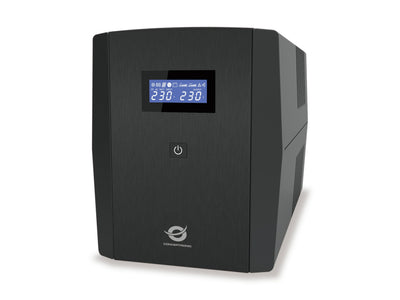 Conceptronic UPS 1200VA 720W 2 Shucko + 3 IEC Protection Port LAN Modem — image 1