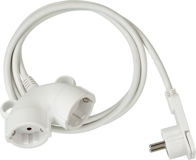 Brennenstuhl 1161820223 Alargo 3M 2 Salidas AC White