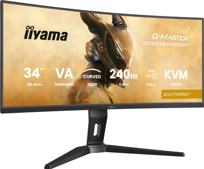 Iiyama GCB3486WQSCP-B1 34VA 3440X1440 500CD M2 0.4MS 2x HDMI 2XDP USB — image 1