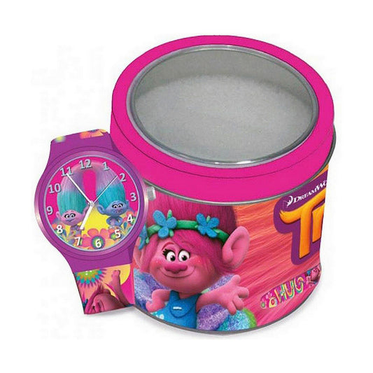 Trolls Infant's Watch Trolls Trolls - Tin Box (Ø 33 Mm)