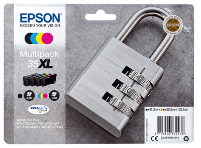 Epson Genuine Ink 35 XL High Capacity Multipack Black Cyan Yellow Magenta — image 1