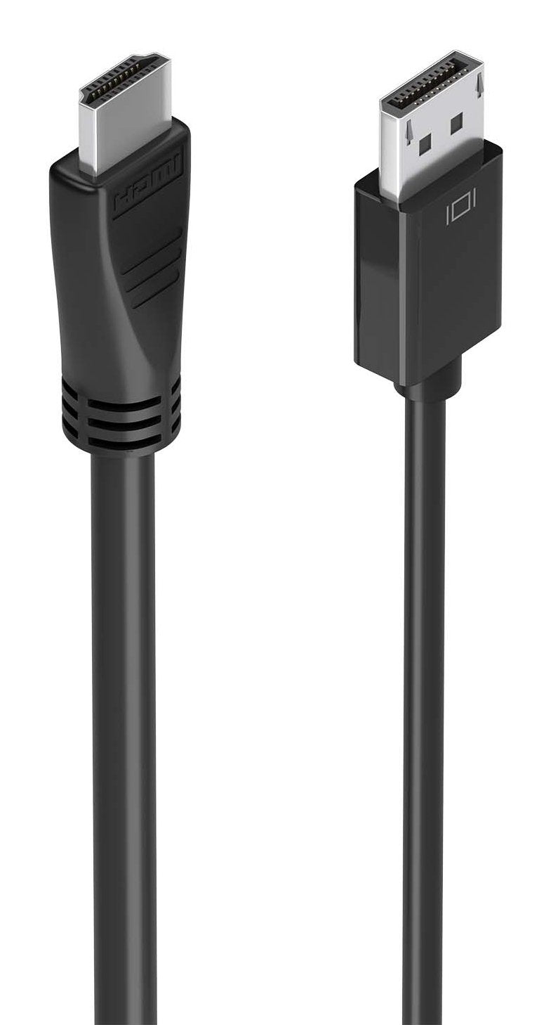 Aisens Cable Converter DisplayPort a HDMI 4K@60HZ, DP/M-hdmi/M, Black 5.0M