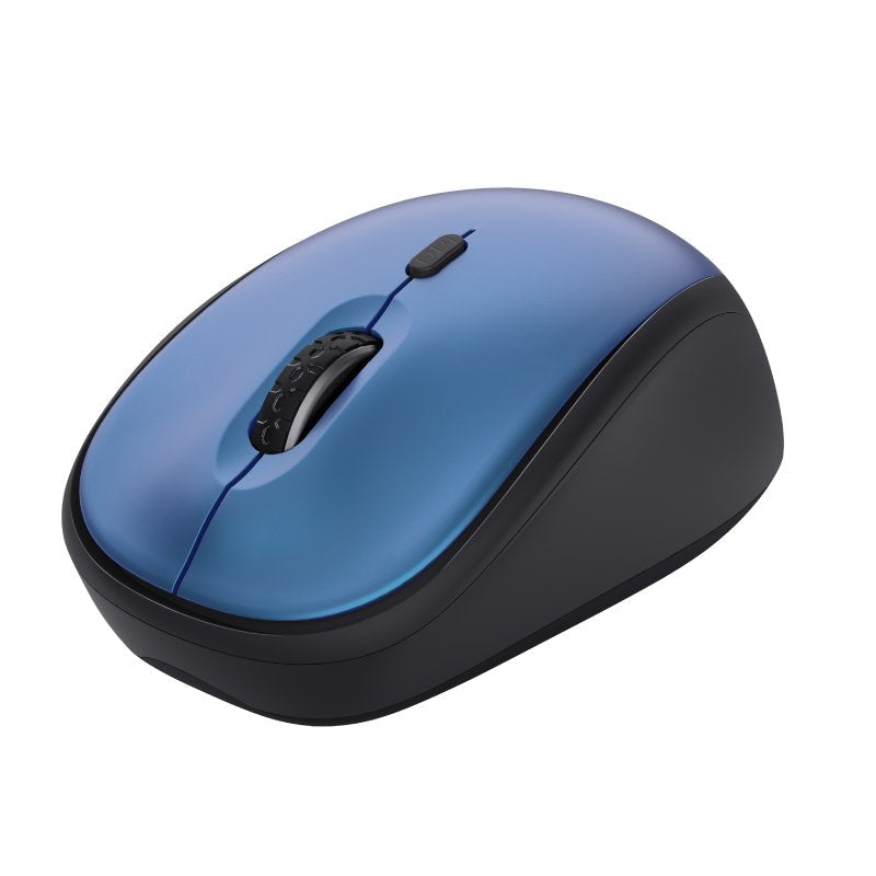 Trust Mouse Optico Yvi + Wireless Quiet Blue Span Data-teams'true'Bluetooth/Span/ DPI 800-1600 / Blue