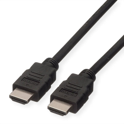 Roline Green HDMI High Speed Cable With Ethernet, Tpe, Black 3M — image 1