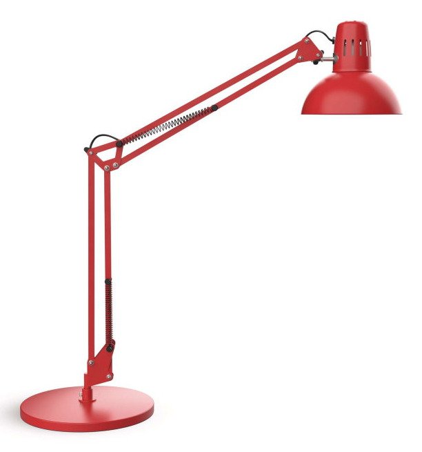 Maul LED Lamp Desk Maulstudy With Base E27, Red