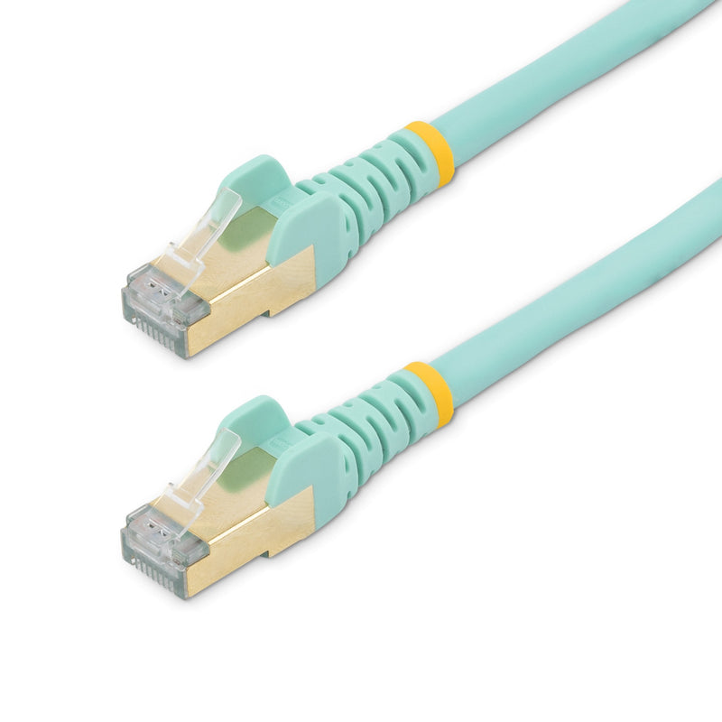 StarTech.com Cable 7 5M Ethernet RJ45 CAT.6A Aqua Without Enganches 10GB Cable Interconexión RJ-45 (m) a RJ-45
