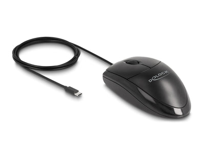Delock 12114 Mouse USB Type-c™ Óptico - Quiet — image 1
