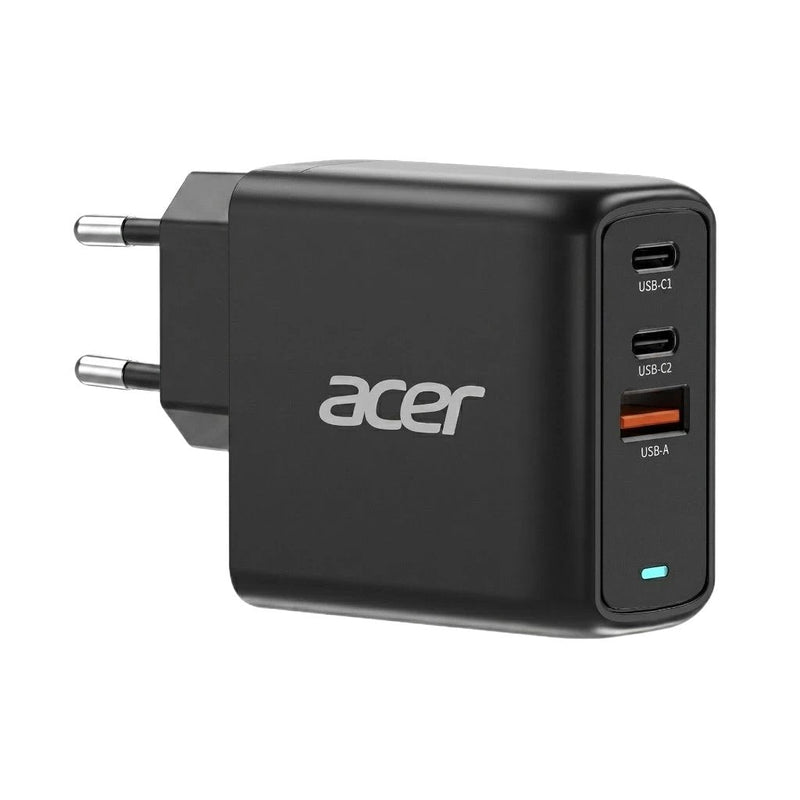 Acer Wall Charger 67W 2x USB Type-c 1x USB Type a Black + USB Cable Type-c