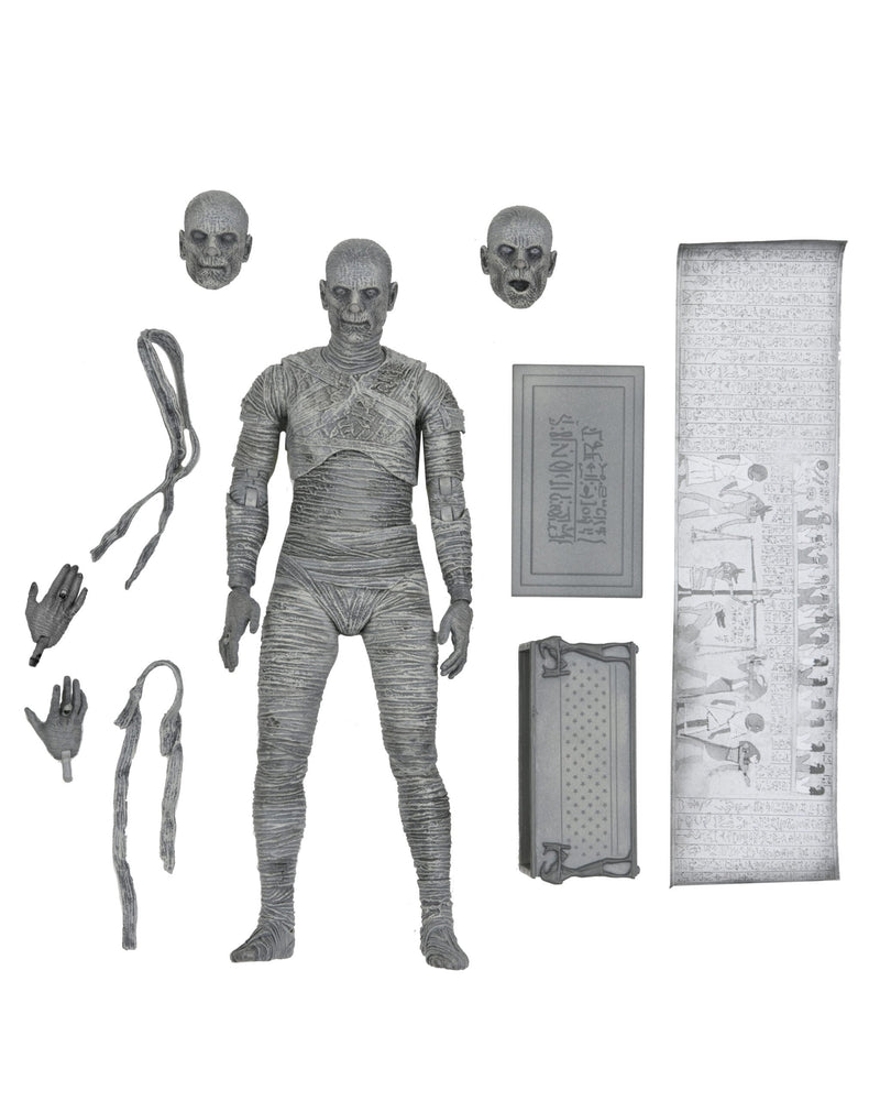 Figure Ultimate Mummy Black And White Universal Monsters 18CM
