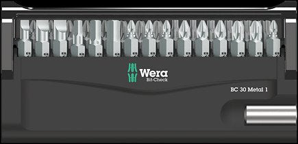 Wera Puntas Atornilladores Bit-check 30 Metal 1 Sb