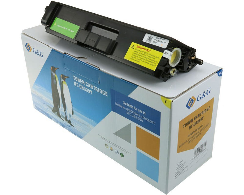 G&g Toner Compatible With Brother TN-900Y