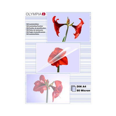 Olympia 1X100 Cases Plastificar Din A4 80 Micras 9166 — image 1