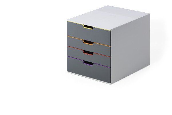 Durable Drawer Varicolor 4 Compartimentos Labels Multicolour