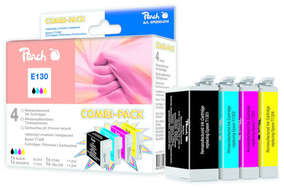 Peach 314791 Ink Black Cyan Magenta Yellow 4 Pieces — image 1